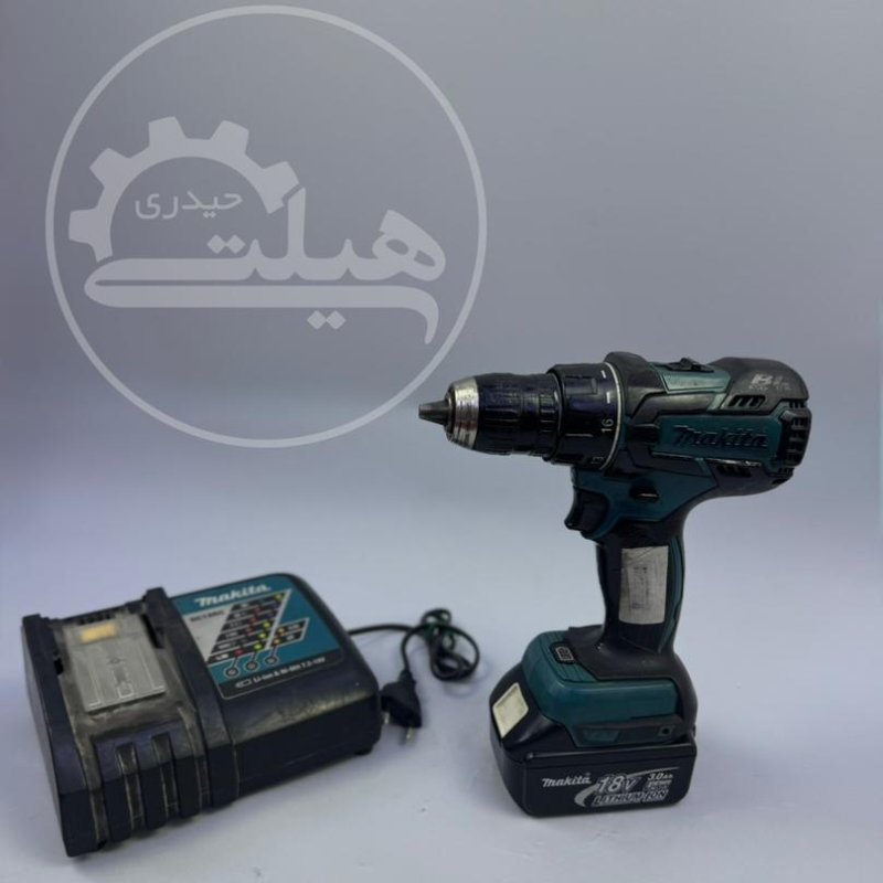 دریل شارژی ماکیتا چکشی دار 18 ولت لیتیومی