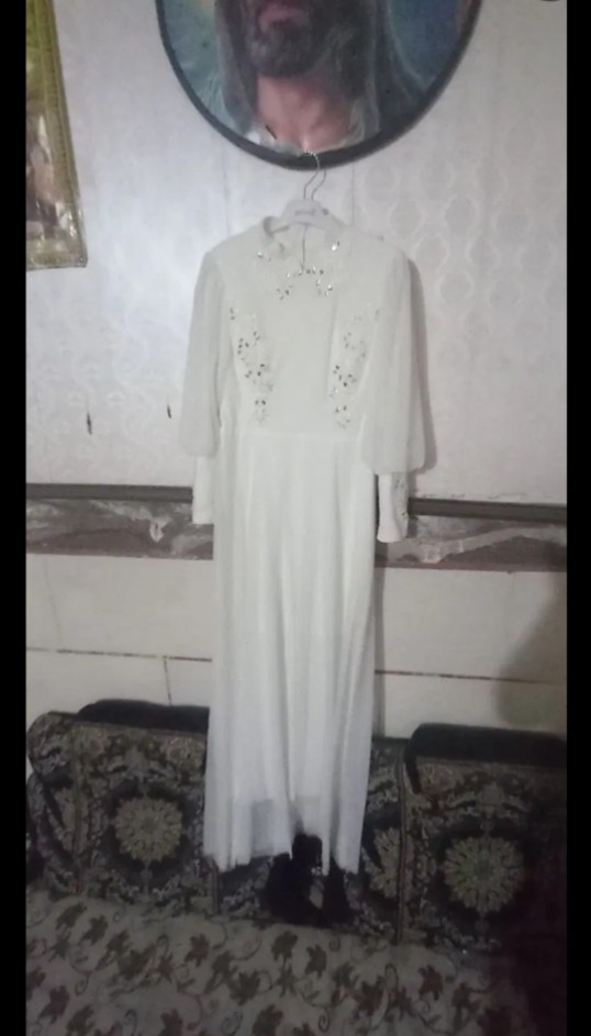 تصویر لباس مجلسی سفید